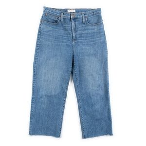 Madewell Slim Wide-Leg Crop jeans style: AA584 size 32
